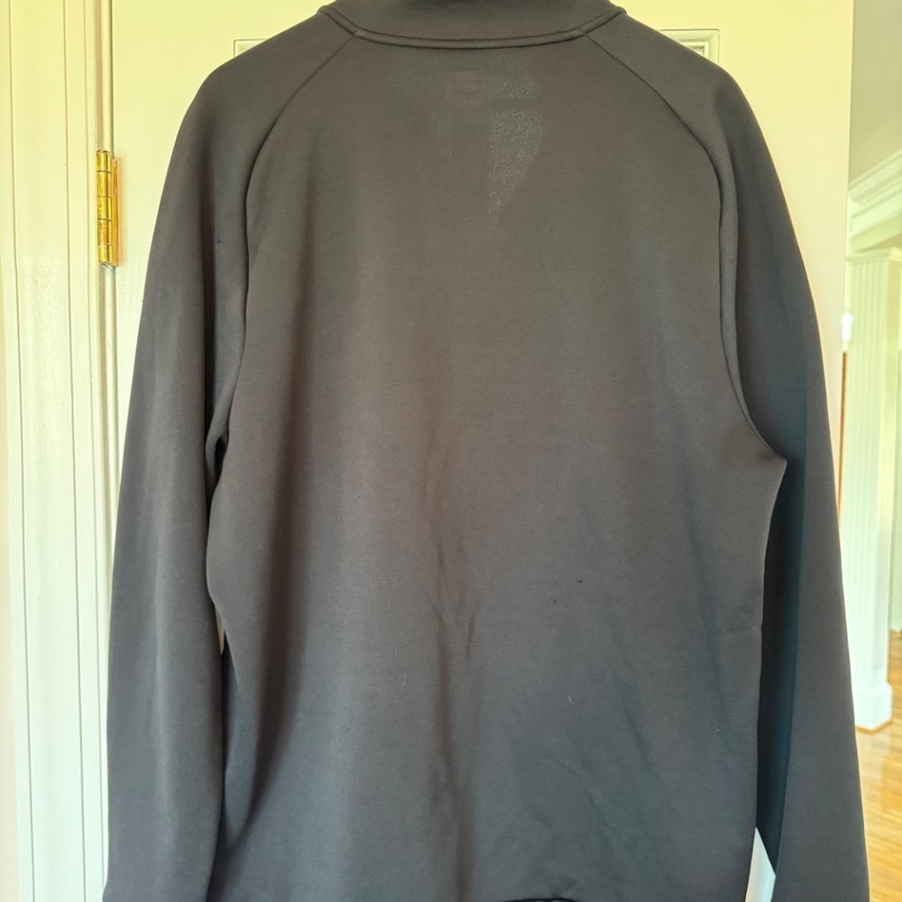 Under Armour Men's Armour Fleece ¼ Zip Active Pullover Black, Size XL - Picture 5 of 5